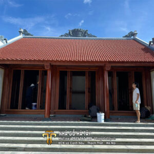 Nhà gỗ lim 3 gian 22 cột Tại Phúc Thọ - Hà Nội